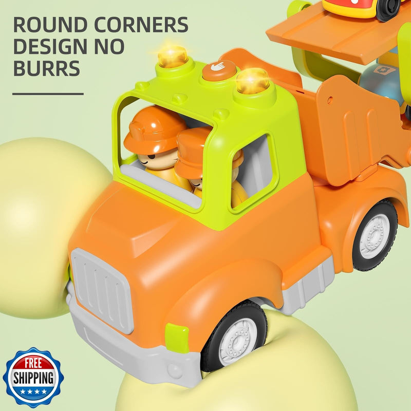 24in Friction Powered Toy Car for Kids Ages 18 Months to 5 Years