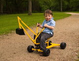 Weather-Resistant Ride-On Excavator Toy for Sandbox and Playground Play