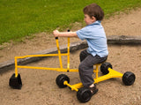 Weather-Resistant Ride-On Excavator Toy for Sandbox and Playground Play
