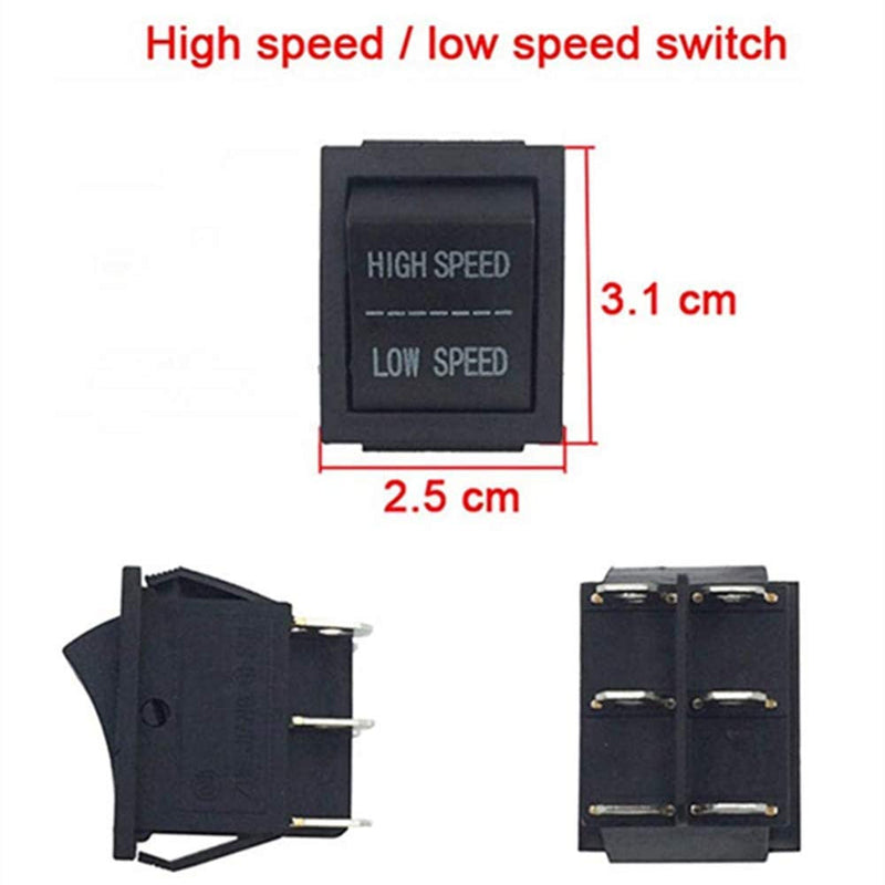 2-Piece Kids Ride-On Car Set with High and Low Speed Switch and Accessories