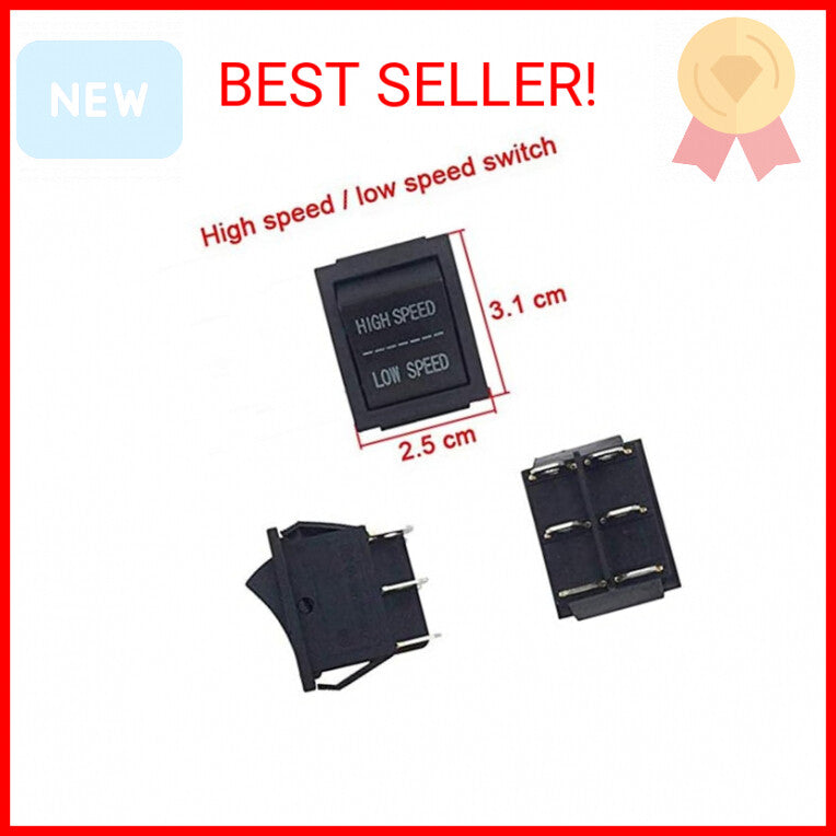 2-Piece Kids Ride-On Car Set with High and Low Speed Switch and Accessories for Children