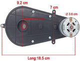 24V DC Motor with 30000RPM Gearbox for Kids Ride-On Car and SUV Parts