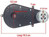 24V High Torque DC Motor with 30000RPM Gearbox for Kids Ride-On Vehicles
