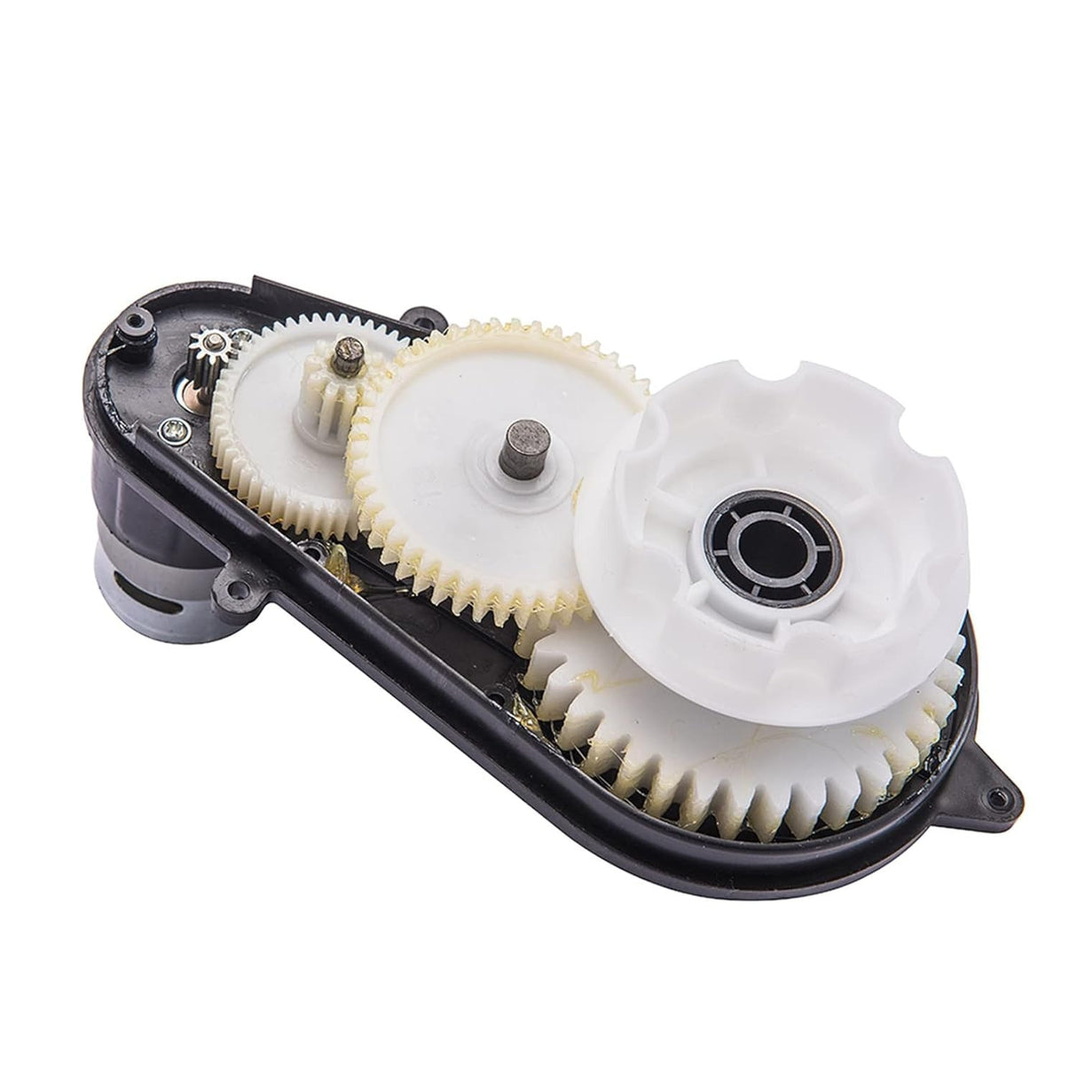24V High Torque DC Motor with 30000RPM Gearbox for Kids Ride-On Vehicles