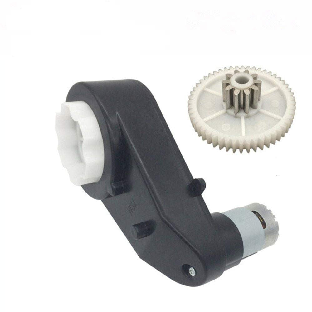 24V High Torque DC Motor with 30000RPM Gearbox for Kids Ride-On Vehicles