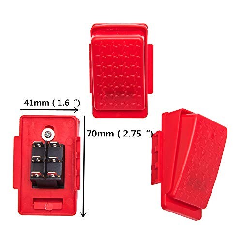 6V and 12V Foot Pedal Accelerator with Reset Control Switch for Kids Ride-On Vehicles