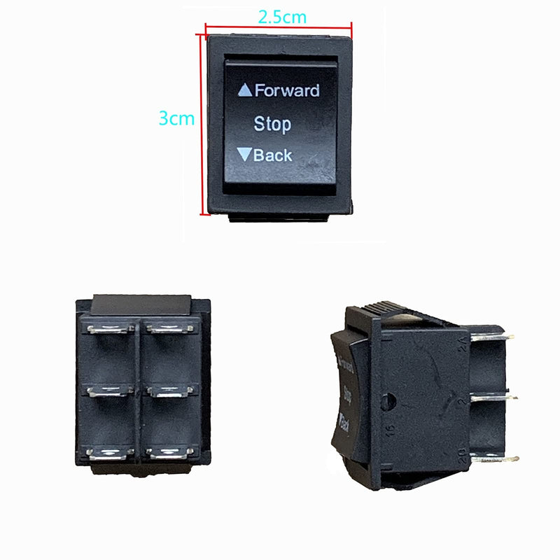 Kids Ride-On Car Gear Switch with Forward, Stop, and Reverse Functions