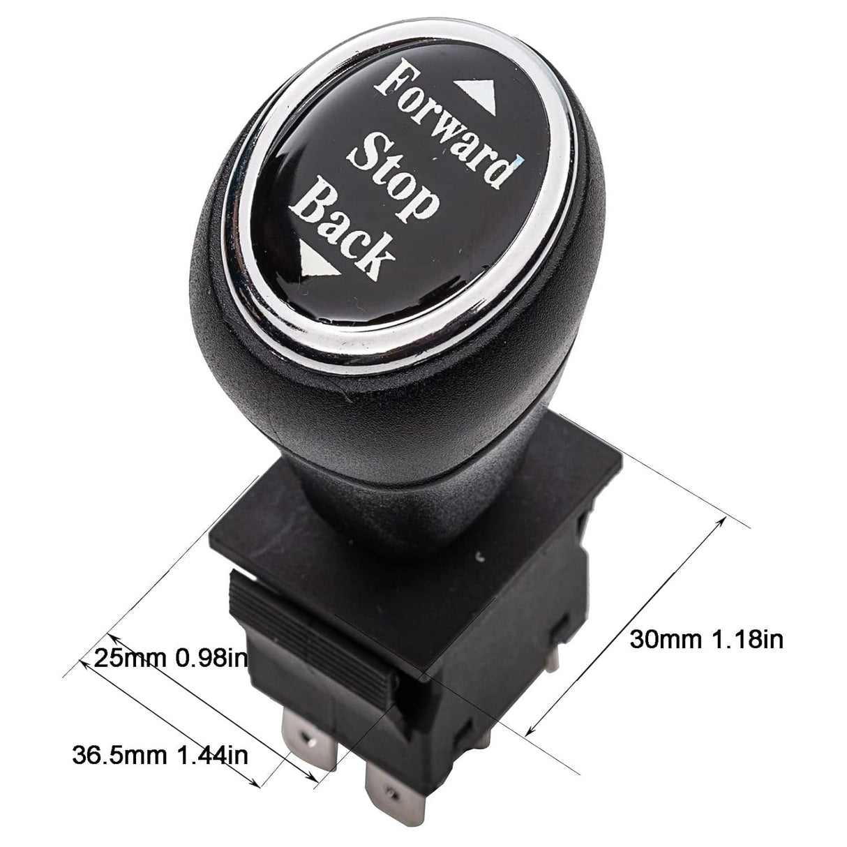 Forward Stop Reverse Snap-On Handle Gear Switch for Kids Ride-On Car
