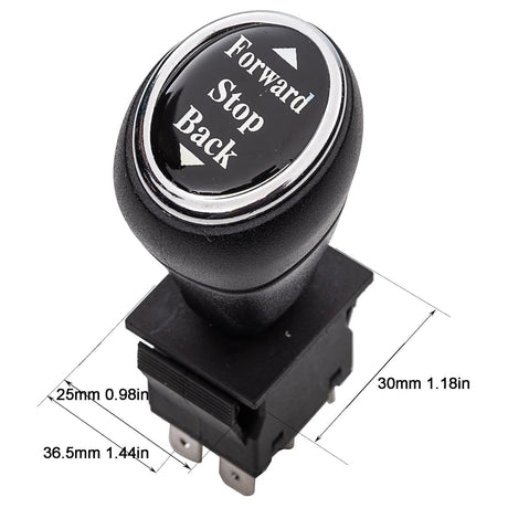 Forward Stop Reverse Snap-On Handle Gear Switch for Kids Ride-On Car