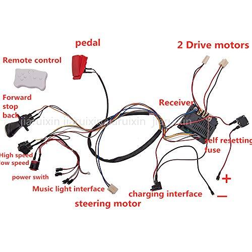 12V Kids Ride-On Car DIY Modified Wiring Complete Remote Control Set