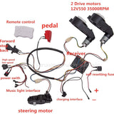 12V Kids Ride-On Car with DIY Modified Wiring and Remote Control Complete Set