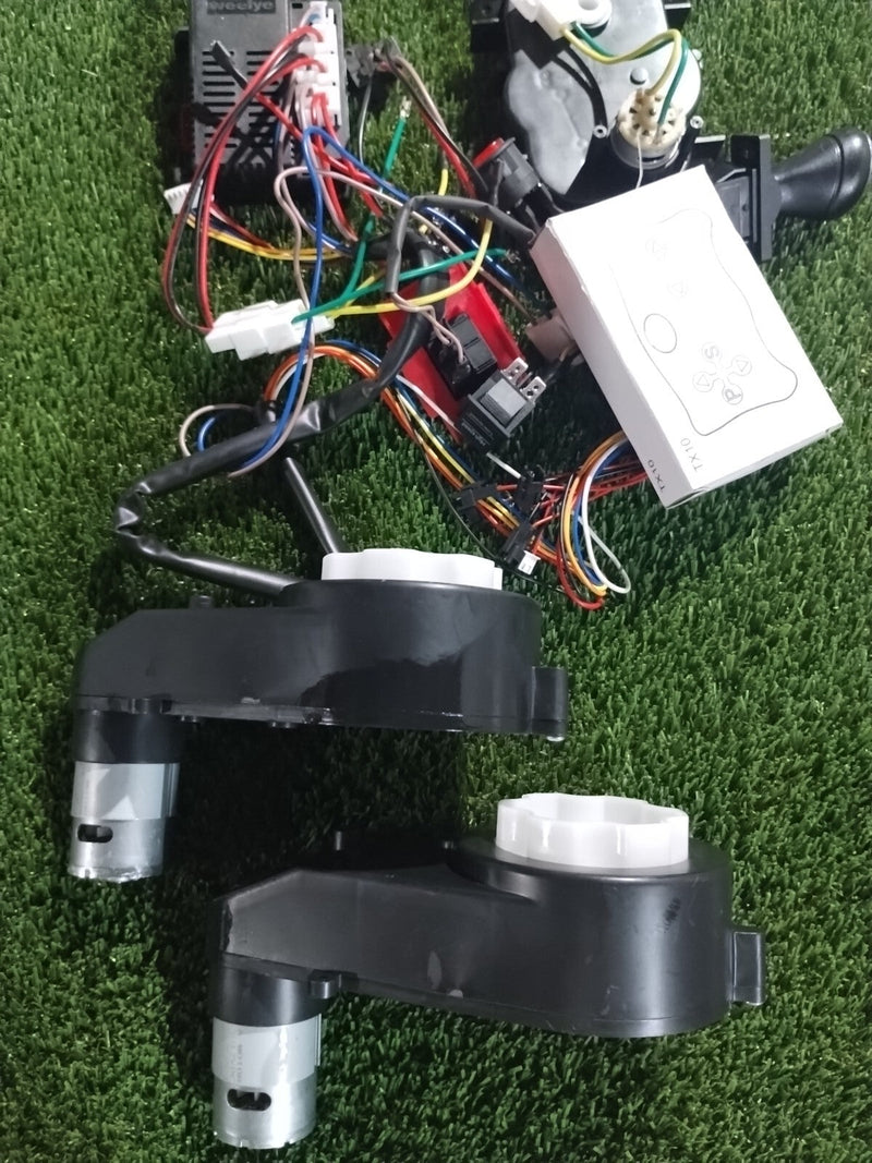 12V Kids Ride-On Car with DIY Modified Wiring and Remote Control Complete Set