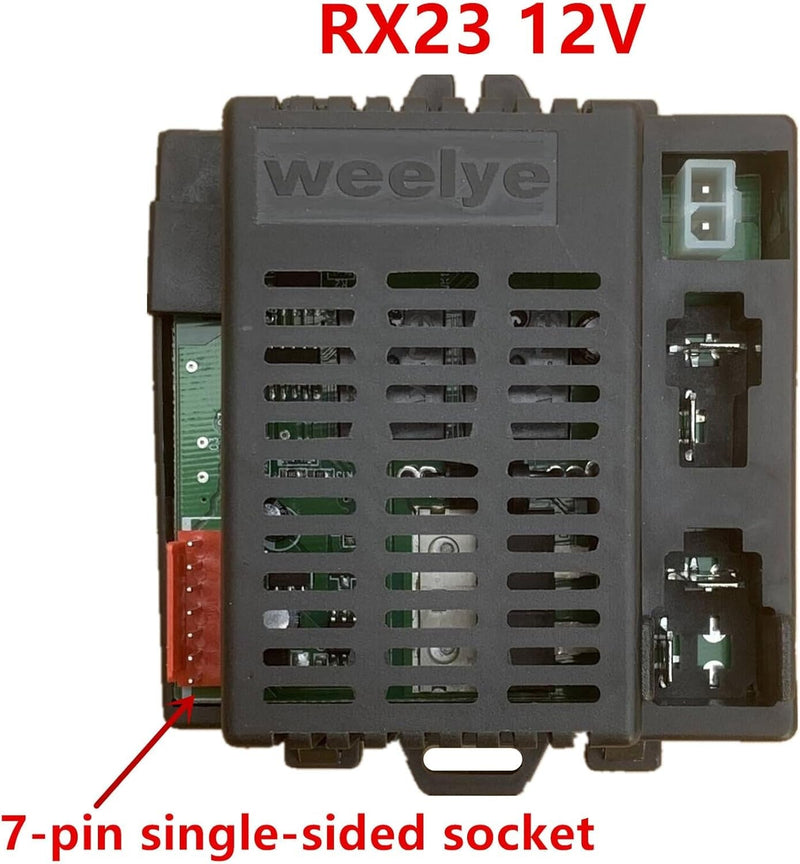 12V RX23 Electric Control Box with Receiver, Mainboard, and Accessories for Children's Toys