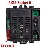 12V RX33 Receiver Control Box Motherboard Accessory for Kids Ride-On Toys