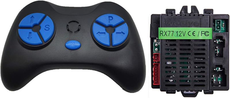 RX77 12V Kids Electric Ride-On Car with 2.4G Bluetooth Remote Control and Receiver