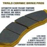 Yamaha YFZ 450 2012-2013 Ceramic Brake Pad Set Traild