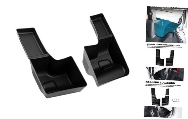 Rear Wheel Well Storage Trunk Organizer for 2018-2023 Jeep Wrangler JL