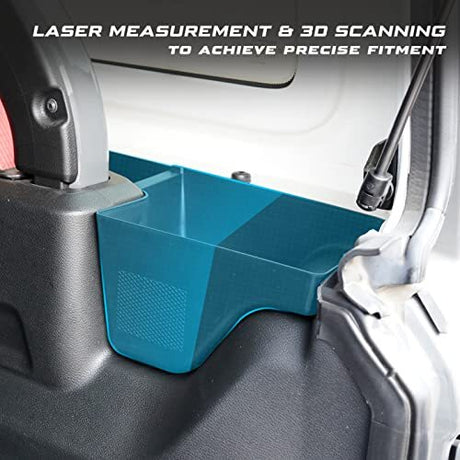 Rear Wheel Well Storage Trunk Organizer for 2018-2023 Jeep Wrangler JL