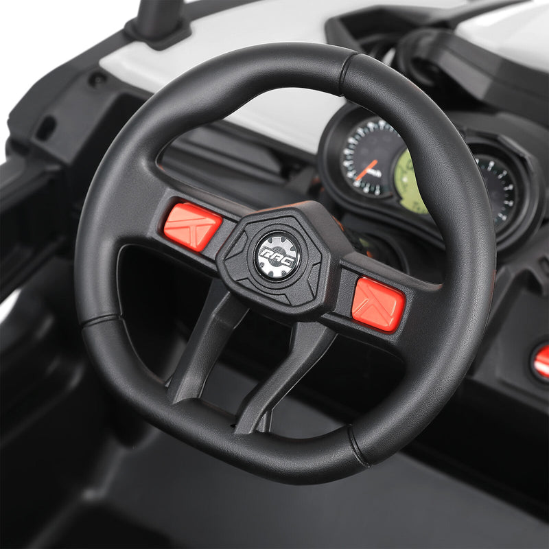 12V Kids Electric Off-Road UTV Ride-On Vehicle with Music, LED Lights, and Remote Control