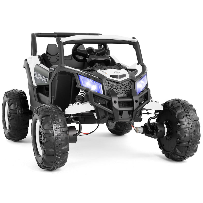 12V Kids Electric Off-Road UTV Ride-On Vehicle with Music, LED Lights, and Remote Control