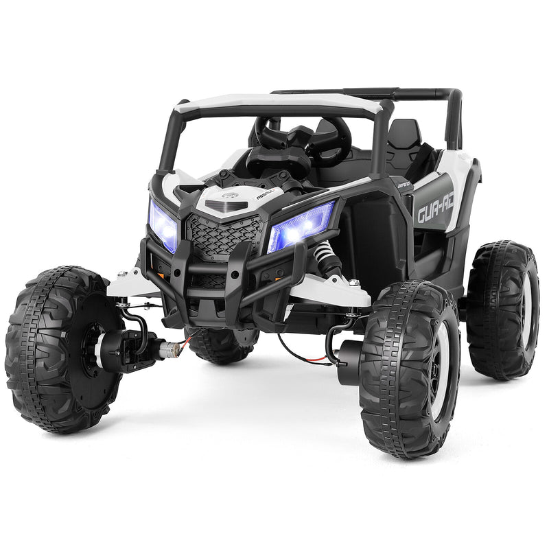 12V Kids Electric Off-Road UTV Ride-On Vehicle with Music, LED Lights, and Remote Control