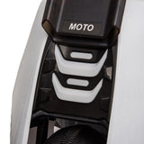 White 3-Wheel Electric Motorcycle for Kids with Dual Drive System