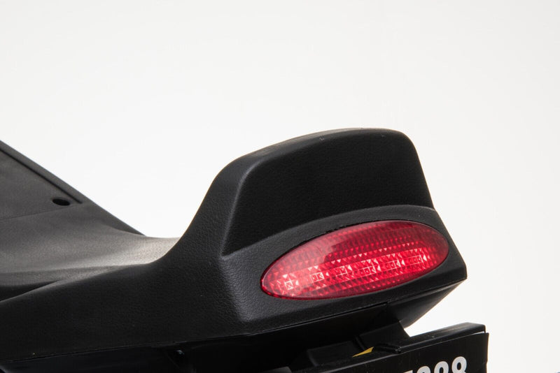 White 3-Wheel Electric Motorcycle for Kids with Dual Drive System