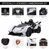12V Kids Ride-On Sports Car Toy with Remote Control and Battery Powered Motor