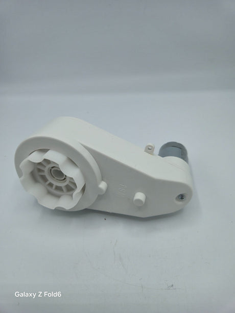 Silver Electric Ride-On Car Bike Toy with High-Speed Rear Motor and Gearbox