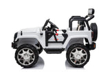 2 Seater 24 Volt 4x4 Electric Ride On Jeep Style Rubber Tires Fully Loaded Truck ATV UTV For Kids W/Magic Cars® Wireless Parental Control MagicCars