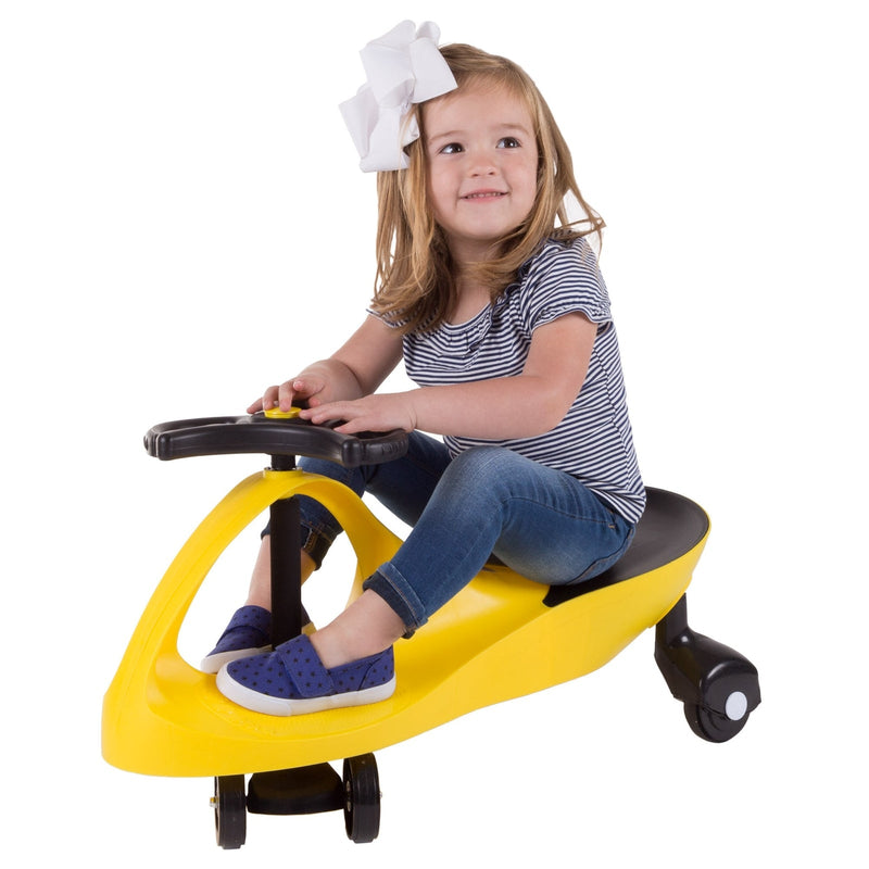 Wiggle Car Ride-On Toy for Ages 3 and Up by Little Rider Yellow - Damaged Box