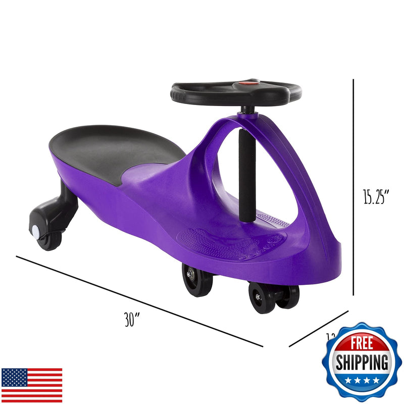 Wiggle Ride-On Car Toy with Twist and Swivel Action, No Batteries, Gears, or Pedals Needed