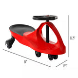 Wiggle Car Ride-On Toy – Battery-Free, Gearless, Pedal-Free with Twist and Swivel Motion
