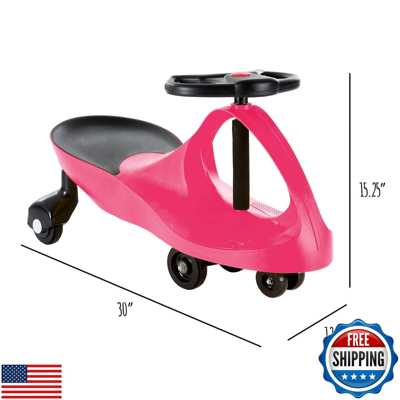 Wiggle Car Ride-On Toy with Twist and Swivel Motion – No Batteries, Gears, or Pedals Needed