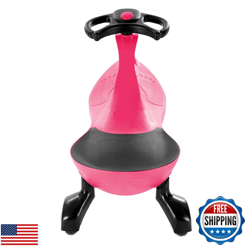 Wiggle Car Ride-On Toy with Twist and Swivel Motion – No Batteries, Gears, or Pedals Needed