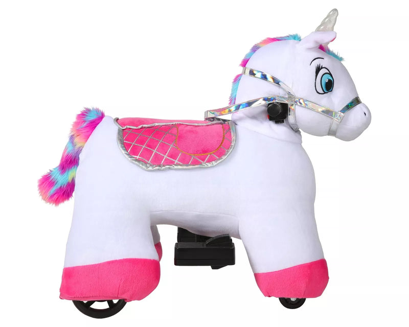Willow Unicorn 6V Plush Ride-On  - Perfect for Buddies!