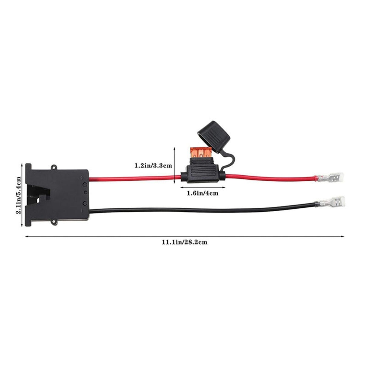 12V 2-Pin Wire Harness Connector