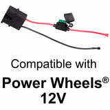 12-Volt SLA Battery Wire Harness Connector for Power Wheels Toys