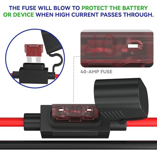 12-Volt SLA Battery Wire Harness Connector for Power Wheels