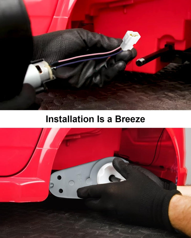 2PCS 18V-24V RS775 Electric Gearbox for Kids Ride-On Car