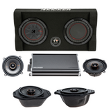 Kicker Plug & Play Full System 4-Speaker, 5-Channel Amp, Sub Bundle Upgrade | '97 - '06 TJ Wrangler