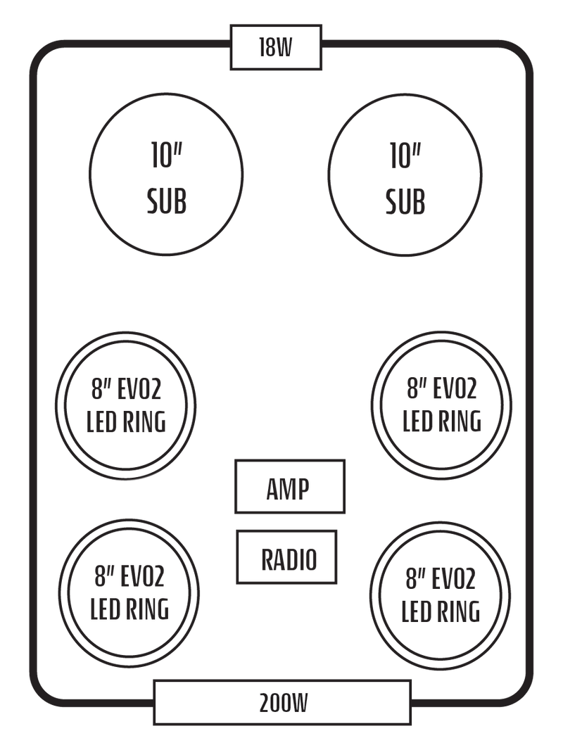 2017+ Can-Am Maverick X3 MAX Stereo Tops (4-Seat)