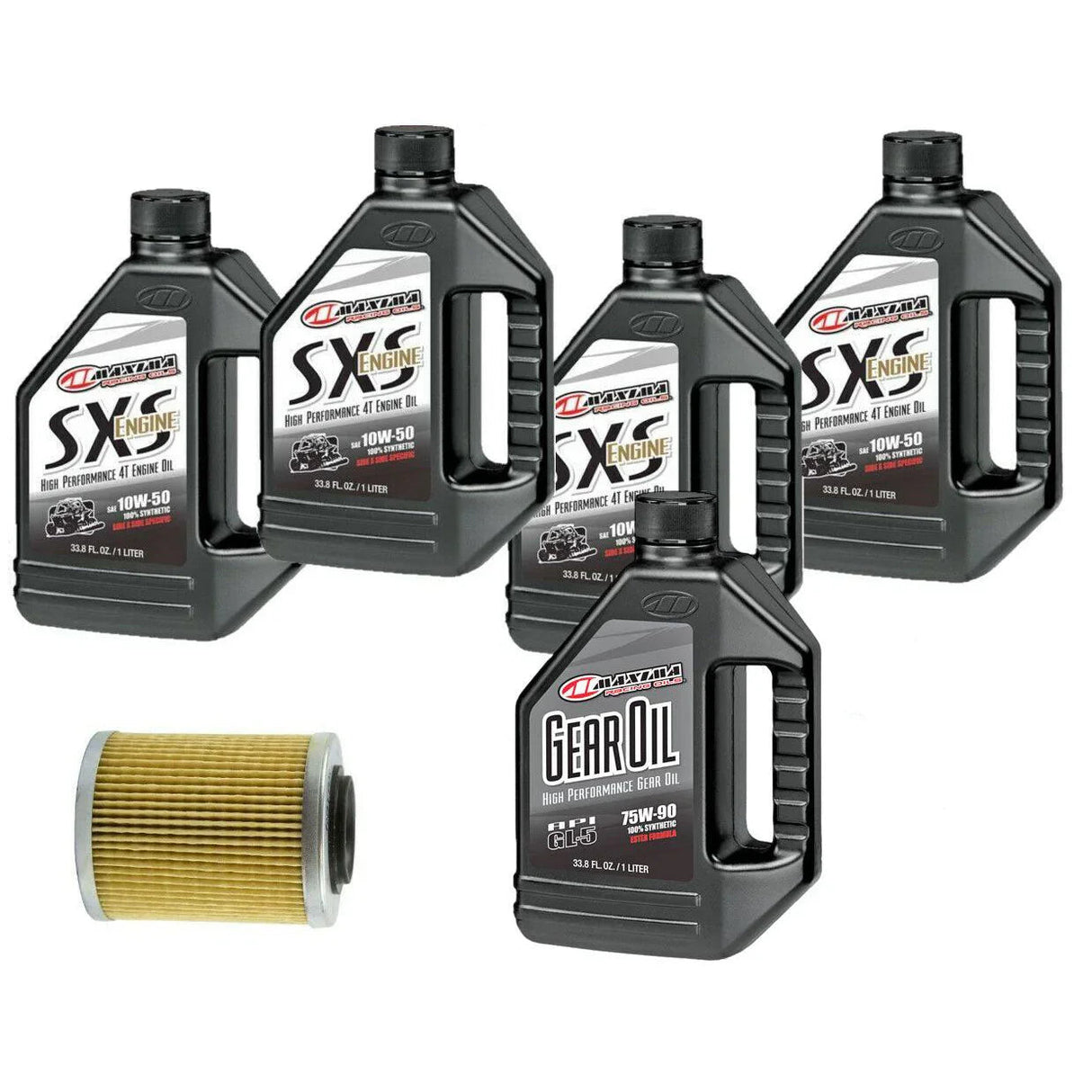 Maxima Can-Am Maverick X3 Full Synthetic Oil Change Kit
