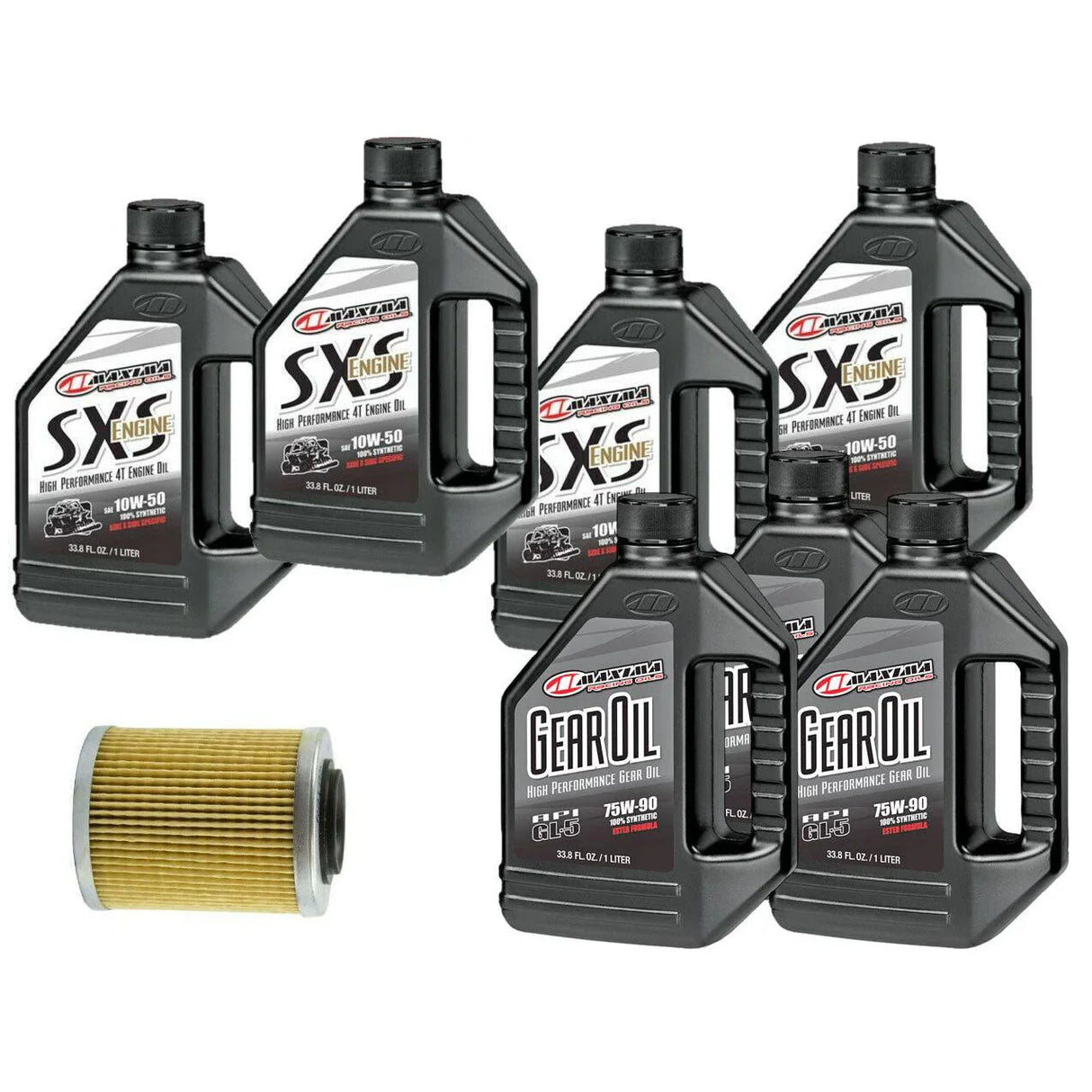 Maxima Can-Am Maverick X3 Full Synthetic Oil Change Kit