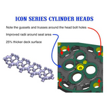 KDD ICON Series 6.0 Aluminum Heads - 6.0 Powerstroke (2003-2007)