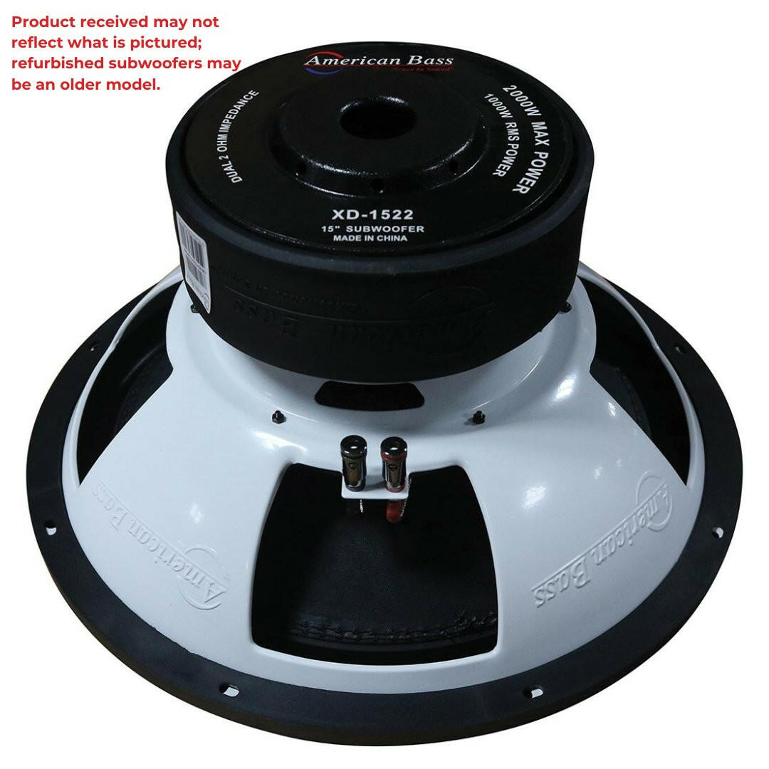 XD 15" Subwoofer Refurbished