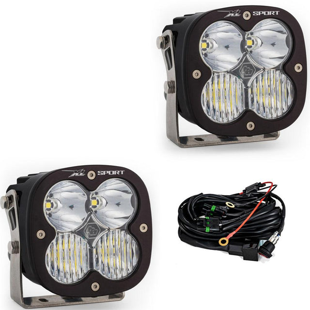 XL Sport LED Auxiliary Light Pod Pair Driving/Combo Clear Baja Designs