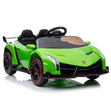 XMX615B Lamborghini Poison 12V Dual Drive RC Sports Car - 4.5AH Battery