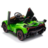 XMX615B Lamborghini Poison 12V Dual Drive RC Sports Car - 4.5AH Battery