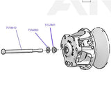 RPM XP1000 / XP900 Titanium Primary Clutch Bolt Kit : M14x1.5X215mm 7518412